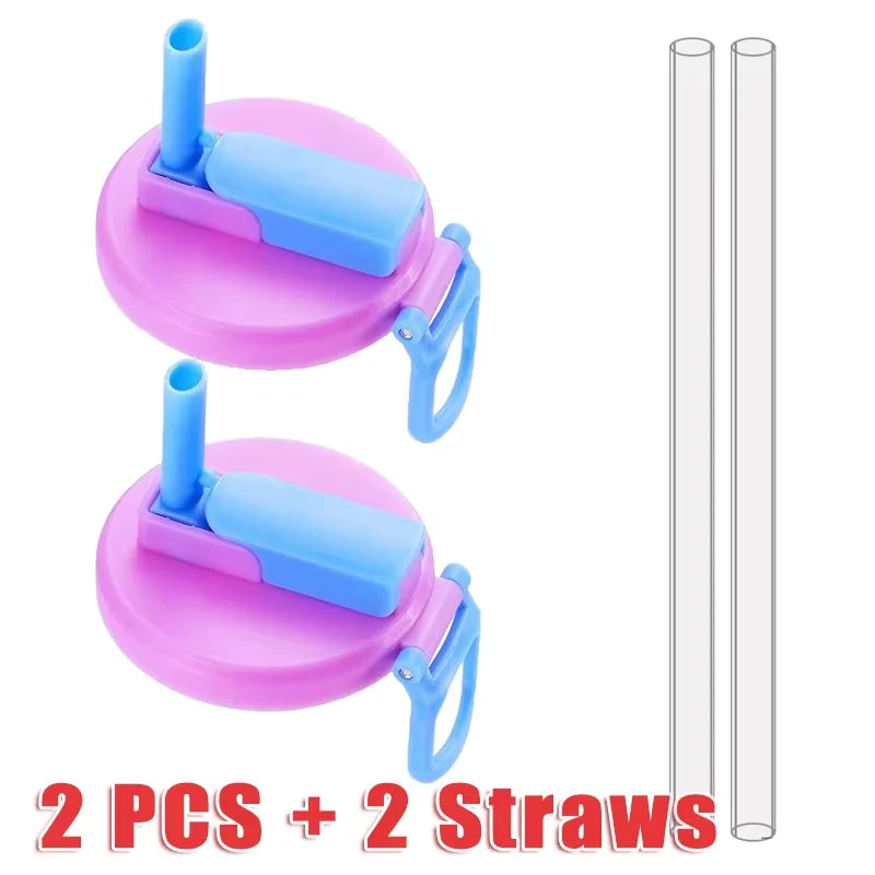 2PCS Soda Can Cover Creative Sealed Silicone Straw Beverage Can Cover Cup Cov Suitable For Canned Beverage Reusable Tank Cover