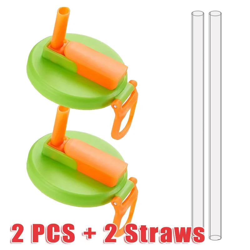 2PCS Soda Can Cover Creative Sealed Silicone Straw Beverage Can Cover Cup Cov Suitable For Canned Beverage Reusable Tank Cover